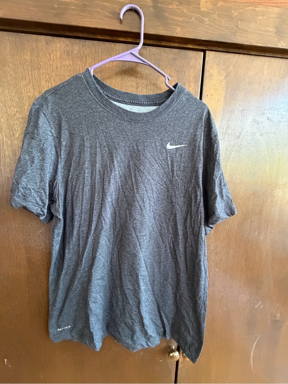 Nike Men’s Short Sleeve Dri-FIT Tee — Charcoal